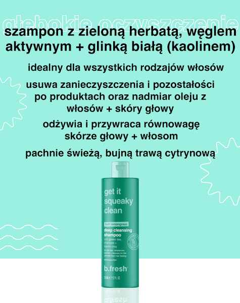 get it squeaky clean szampon głęboko oczyszczający