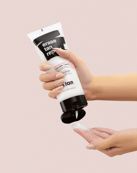 erase tan repeat żel pod prysznic + zmywacz opalenizny 2 w 1