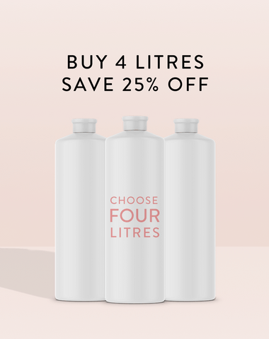 Mix & Match 4 dowolne 1-litrowe płyny do opalania