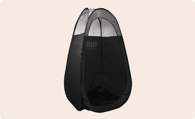 Namiot Tan.Tent - Czarny, w ⅓ prześwitujący