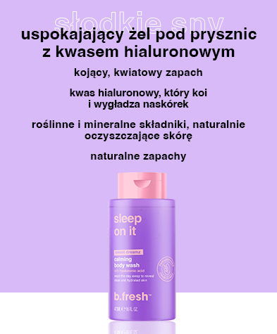 sleep on it uspokajający żel pod prysznic