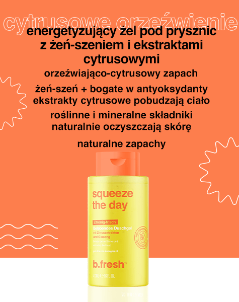 squeeze the day energetyzujący żel pod prysznic