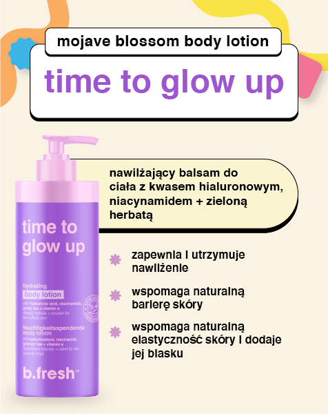 time to glow up nawilżający balsam do ciała