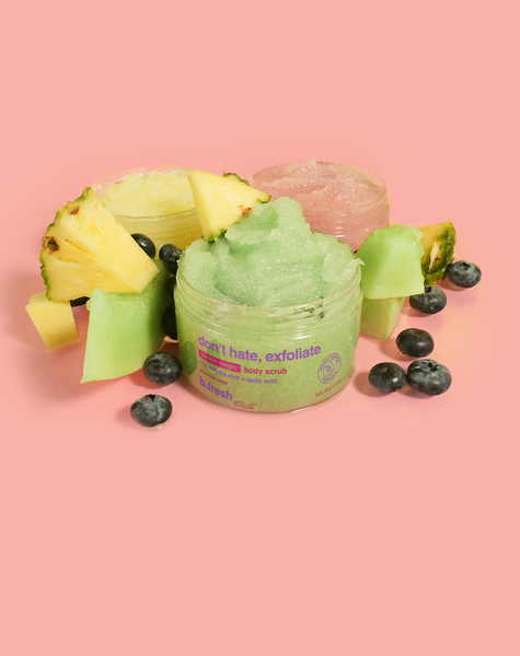 don't hate, exfoliate melonowy peeling do ciała