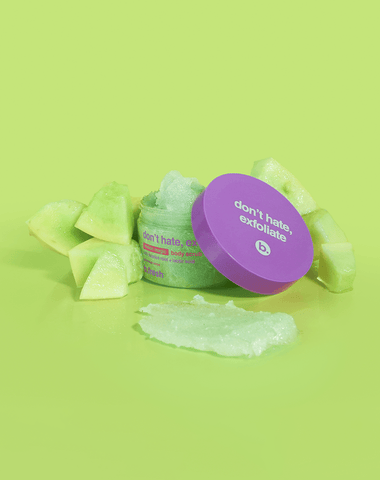 don't hate, exfoliate melonowy peeling do ciała