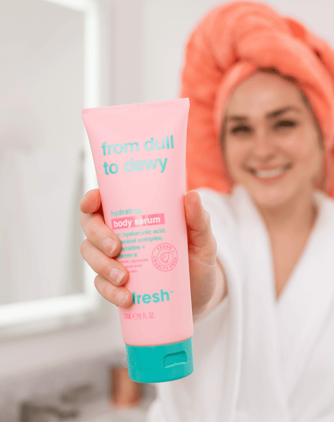 from dull to dewy... nawilżające serum do ciała