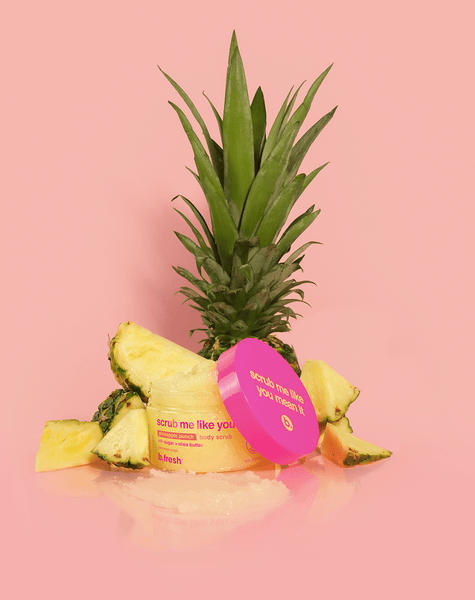 scrub me like you mean it ananasowy peeling do ciała