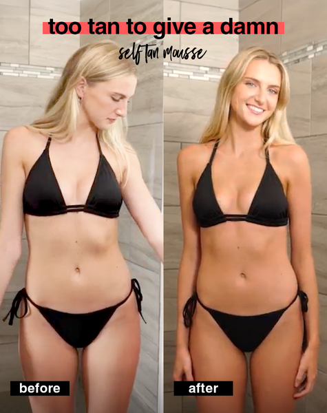 too tan to give a damn pianka samoopalająca