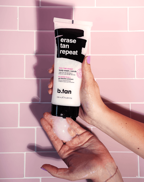 erase tan repeat żel pod prysznic + zmywacz opalenizny 2 w 1