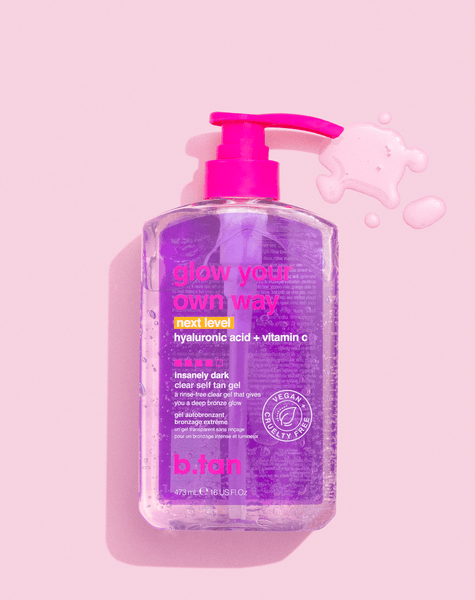 glow your own way next level przezroczysty żel samoopalający