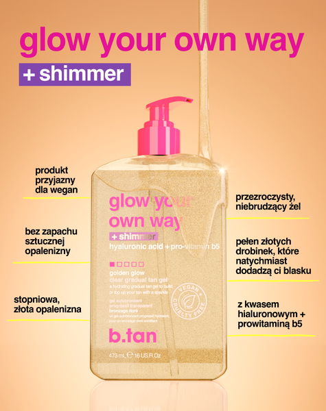glow your own way - shimmer