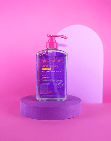 glow your own way next level przezroczysty żel samoopalający